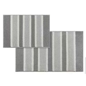 IZOD 2-PC Gray Bath Rug Set